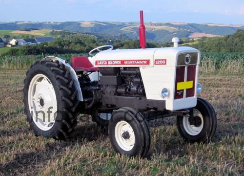 David Brown 1200 Selectamatic ficha tecnica 