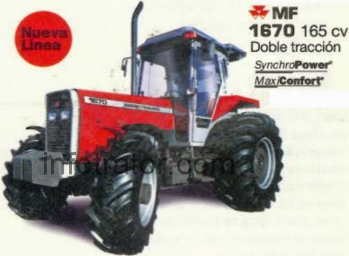 Massey Ferguson 1670 ficha tecnica 